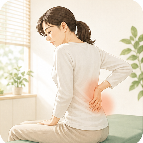腰の不調のイラスト